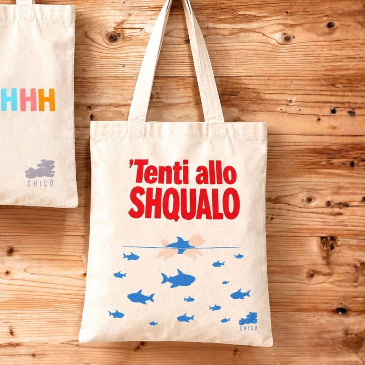 Borsa Tote - 'Tenti allo SHQUALO