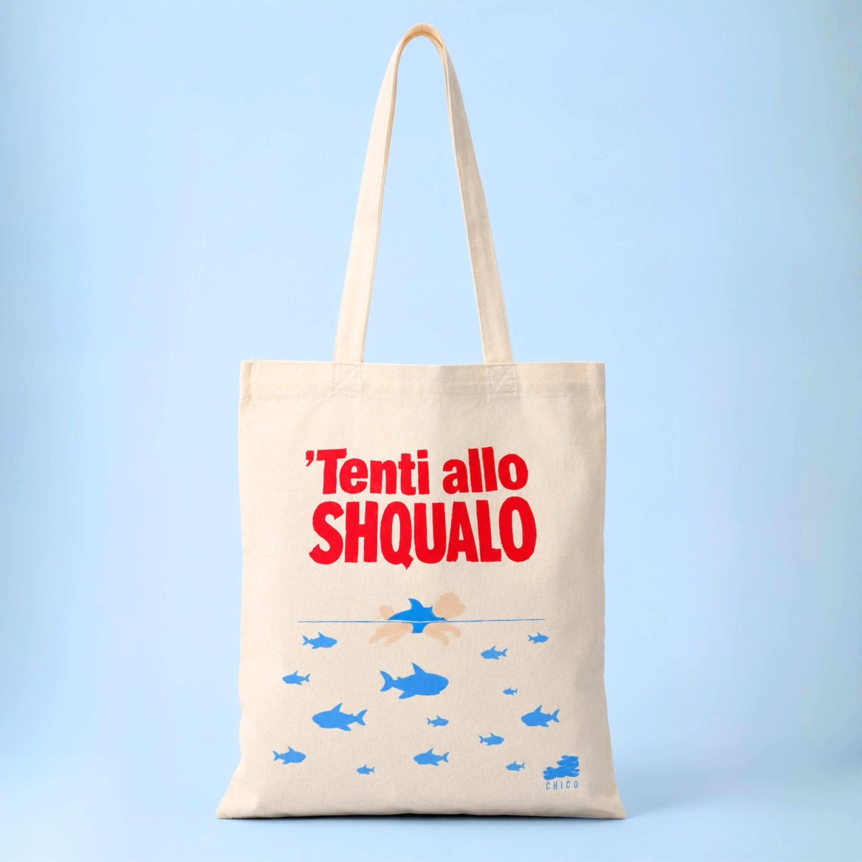 Borsa Tote - 'Tenti allo SHQUALO