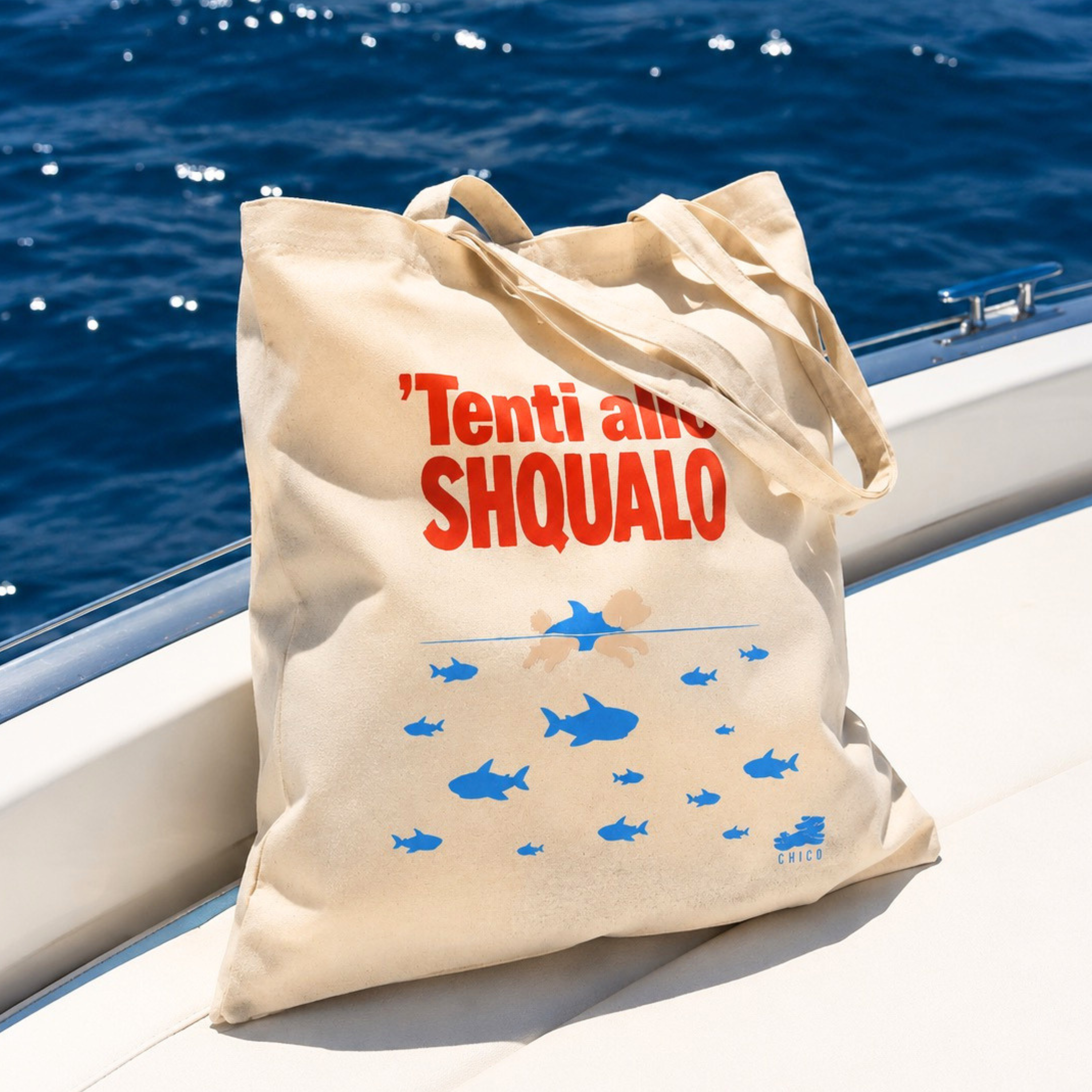 Borsa Tote - 'Tenti allo SHQUALO