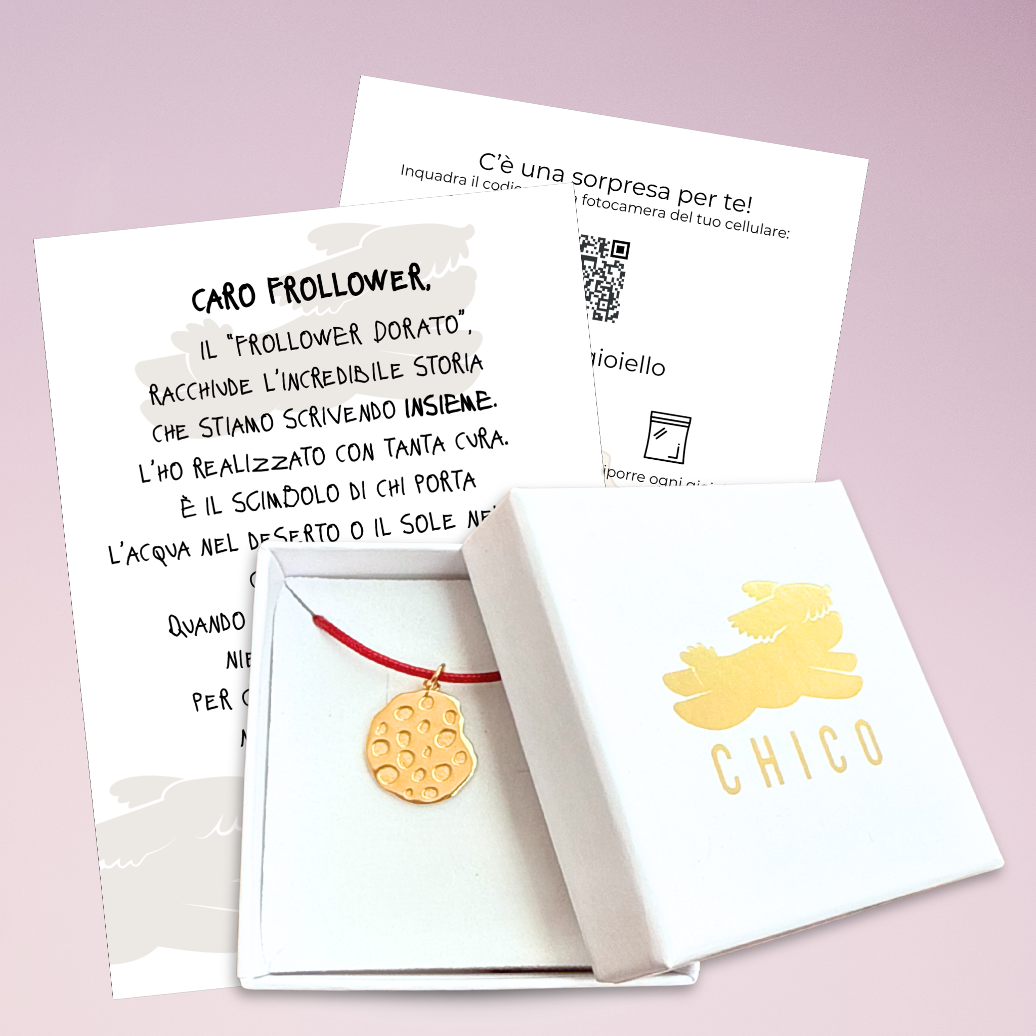 Gioiello Chico - Ciondolo Frollower Dorato