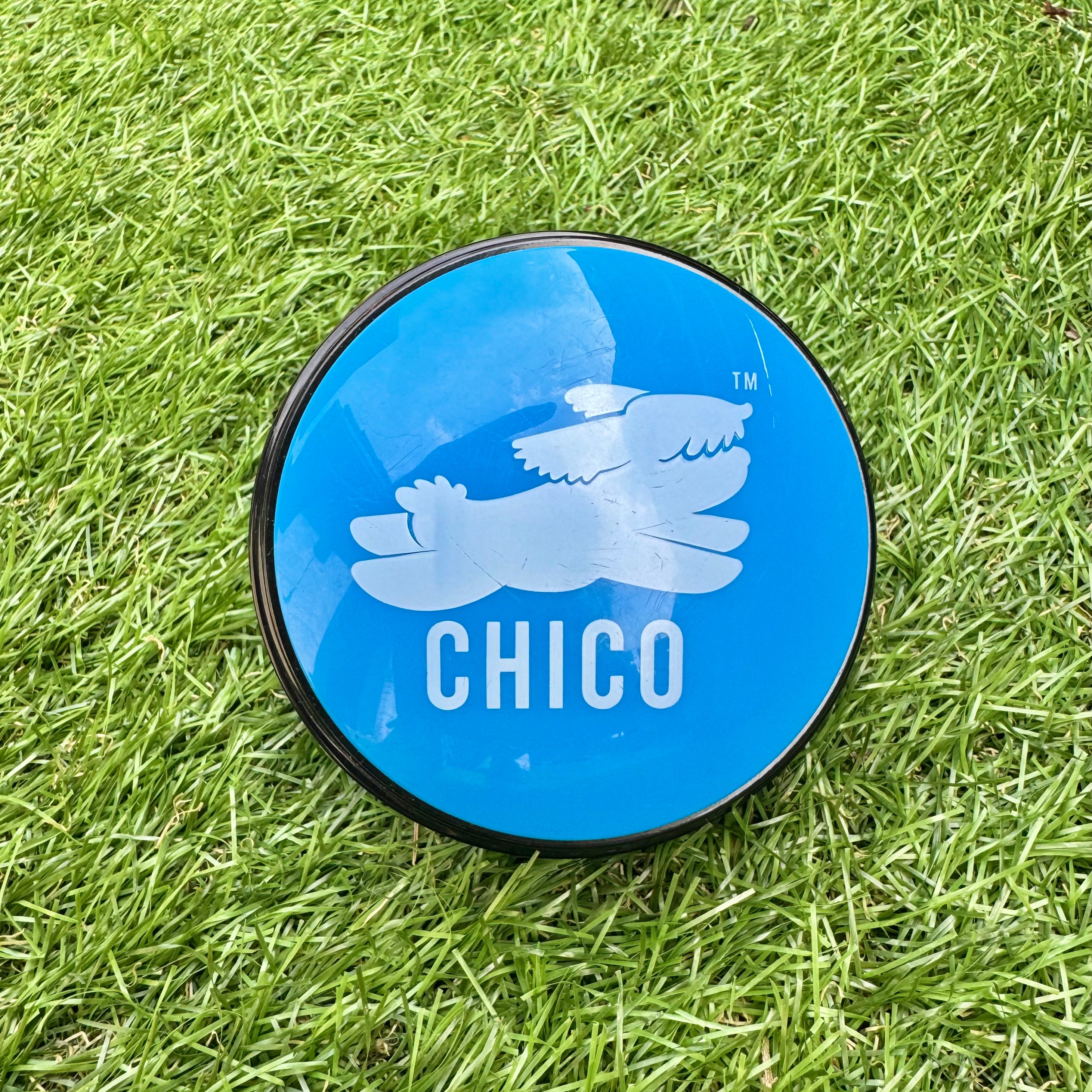 Pulsante parlante Chico - Blu