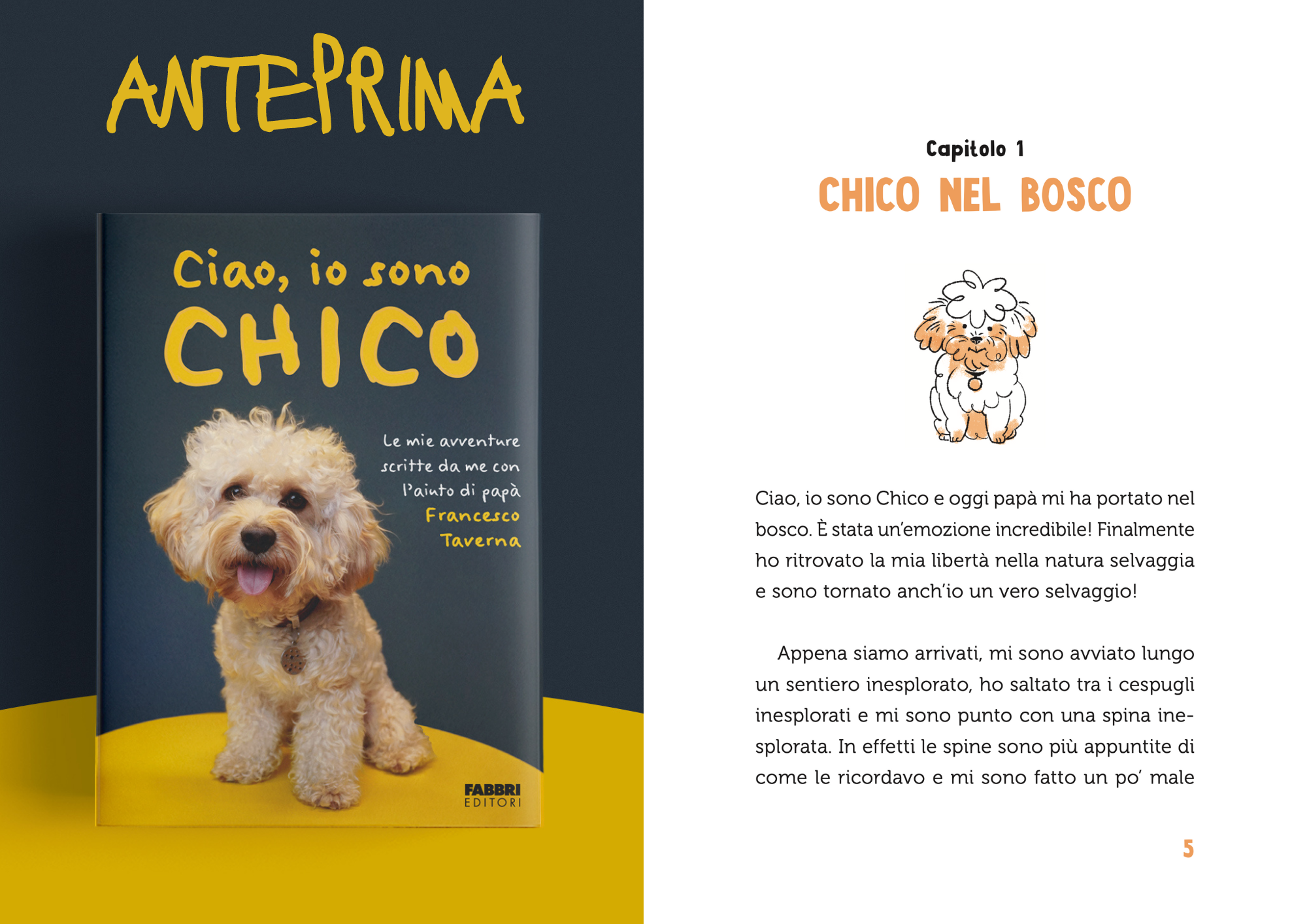 Bundle libri "A tutto Chico" e "Ciao, io sono Chico" + Adesivi omaggio