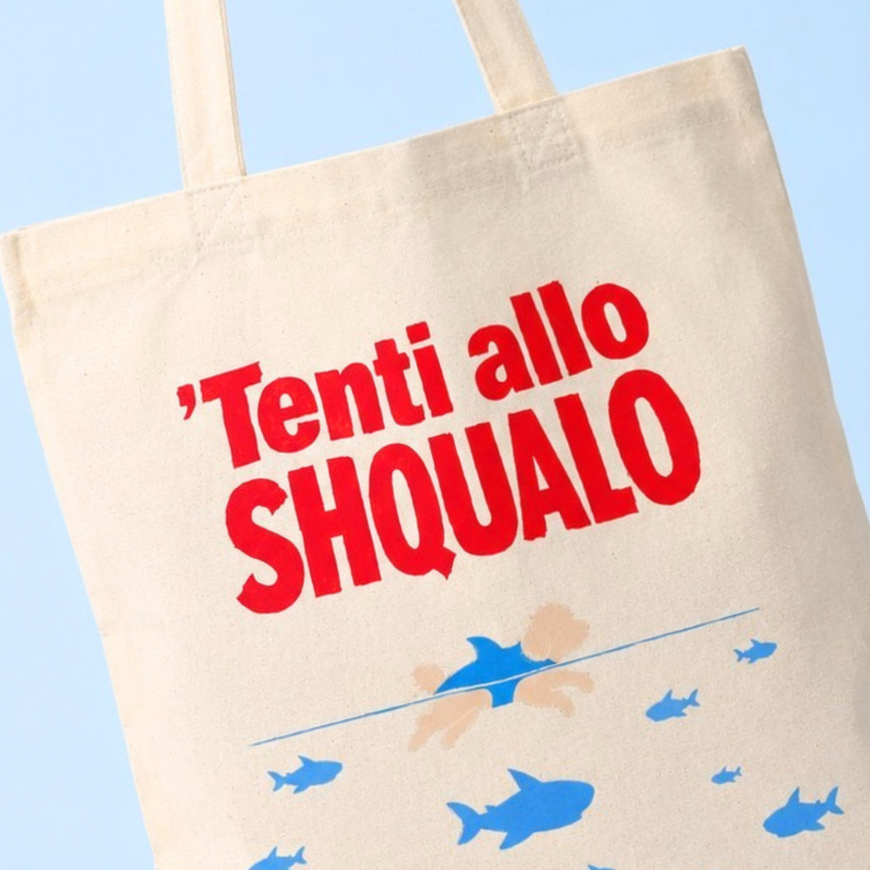 Borsa Tote - 'Tenti allo SHQUALO