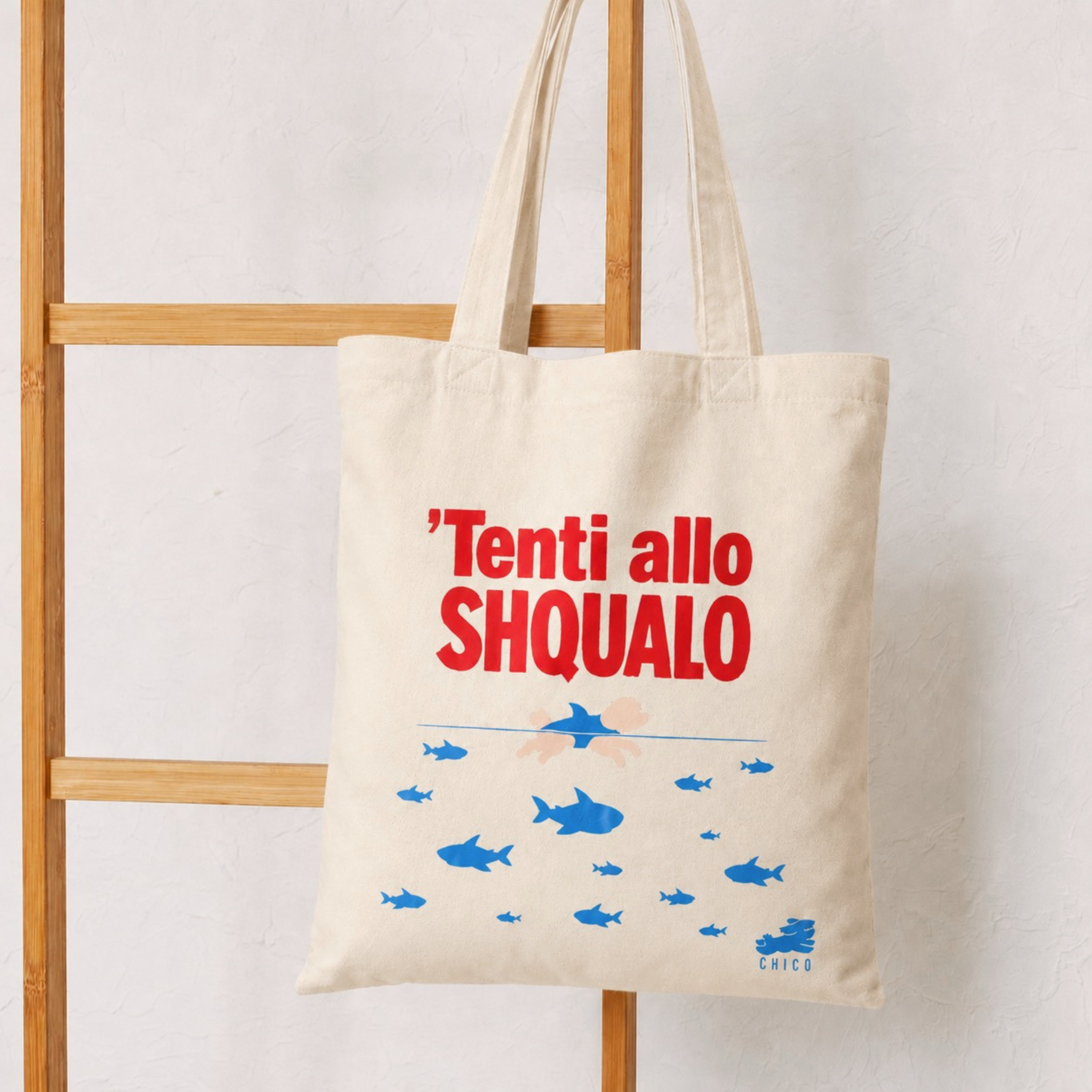 Borsa Tote - 'Tenti allo SHQUALO