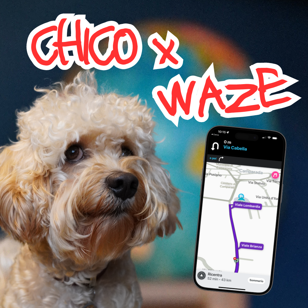 Chico per Waze - Indicazioni stradali e traffico in tempo reale