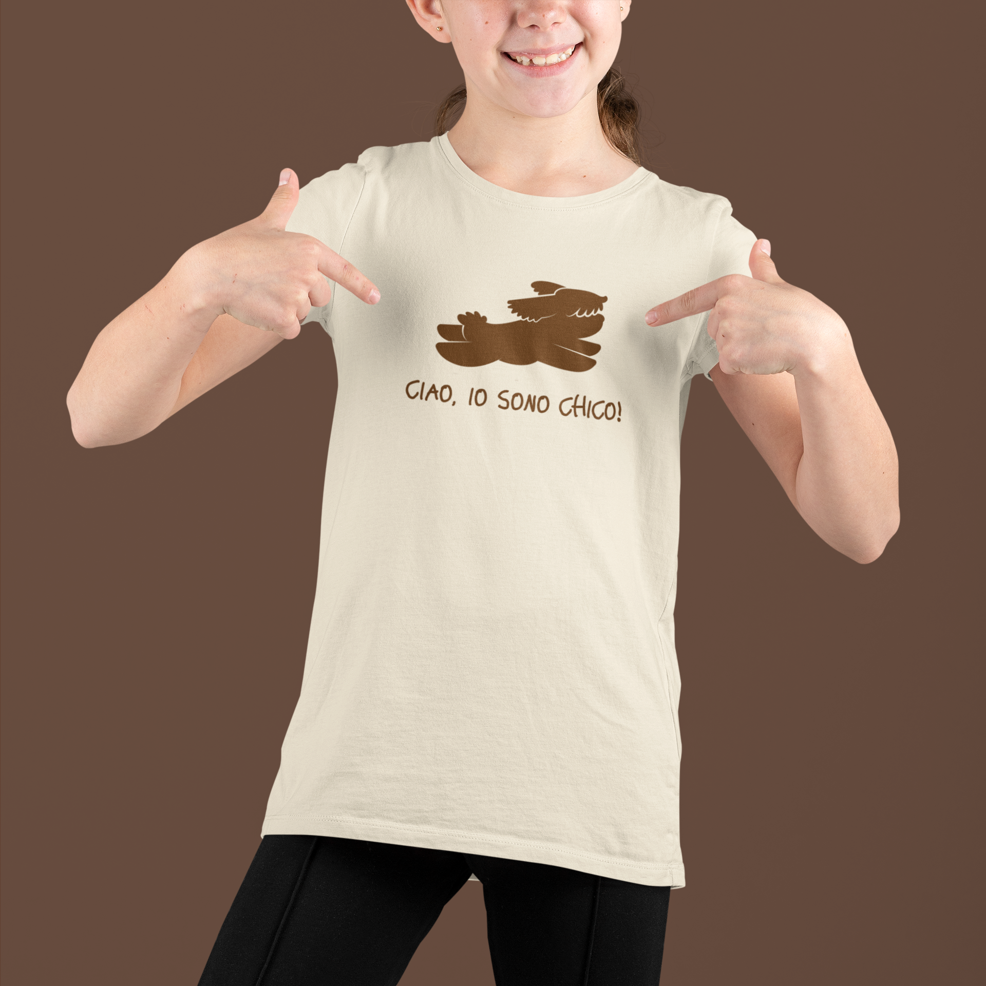 T-shirt bambini - "Ciao Io Sono Chico"